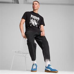 Puma GRAPHICS Sneaker Tee Erkek Spor T-shirt 