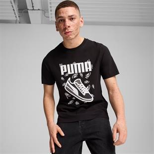 Puma GRAPHICS Sneaker Tee Erkek Spor T-shirt 