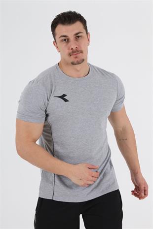 Satürn Antrenman T-shirt Gri Melanj