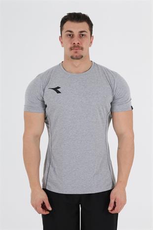 Satürn Antrenman T-shirt Gri Melanj