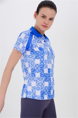 TRYON Kadın Polyester Polo T-shirt Eliz