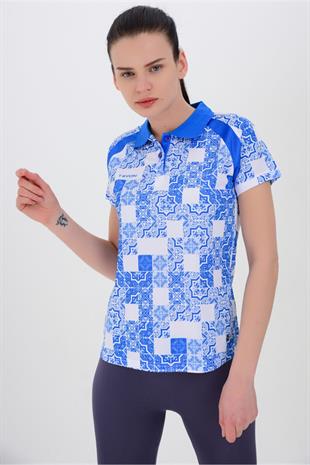 TRYON Kadın Polyester Polo T-shirt Eliz