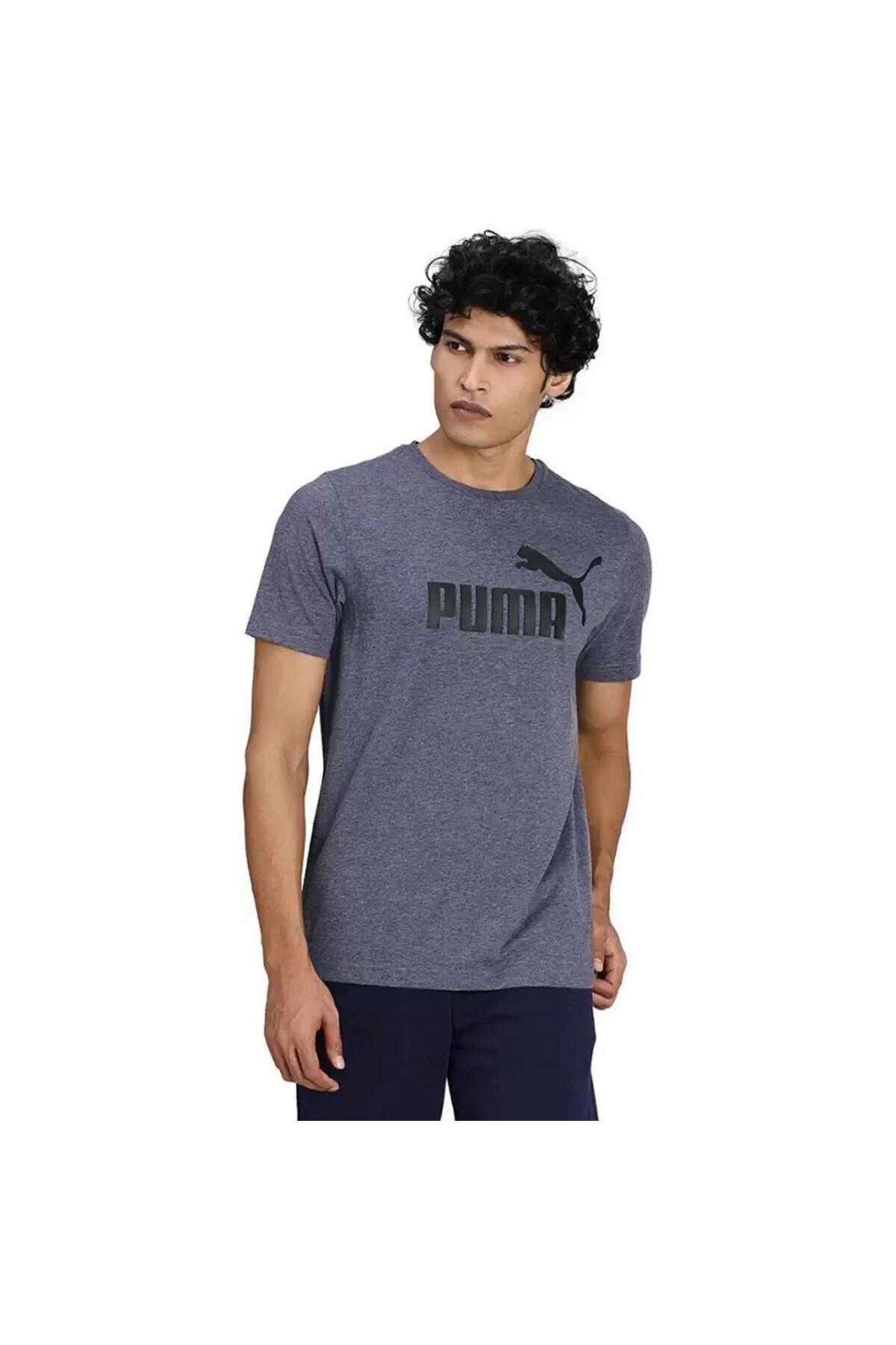 58673606 PUMA Ess Heather Erkek Tişört