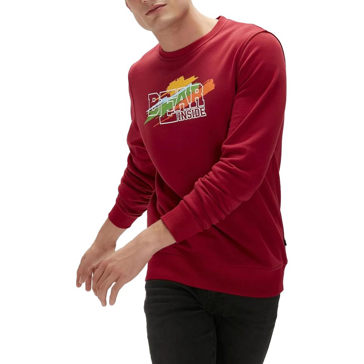 Bad Bear Crayon Crewneck Kırmızı Sweatshirt