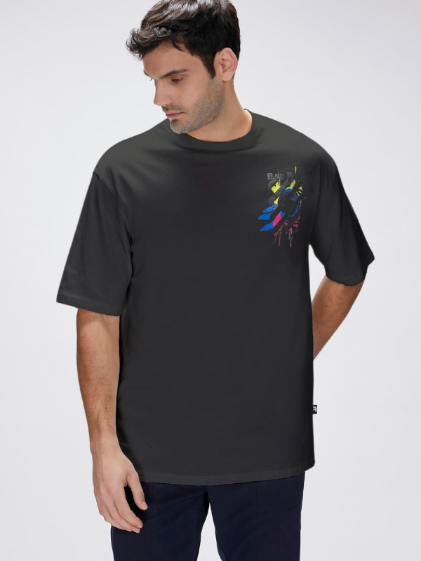 Bad Bear Doxa Siyah Erkek Oversize T-shirt