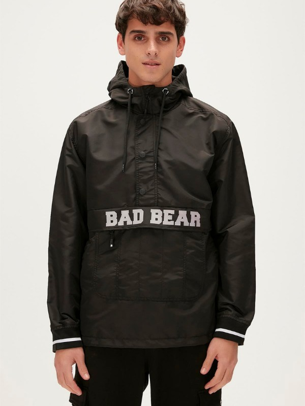 Bad Bear HURRICANE WINDBREAKER JACKET Siyah Rüzgarlık
