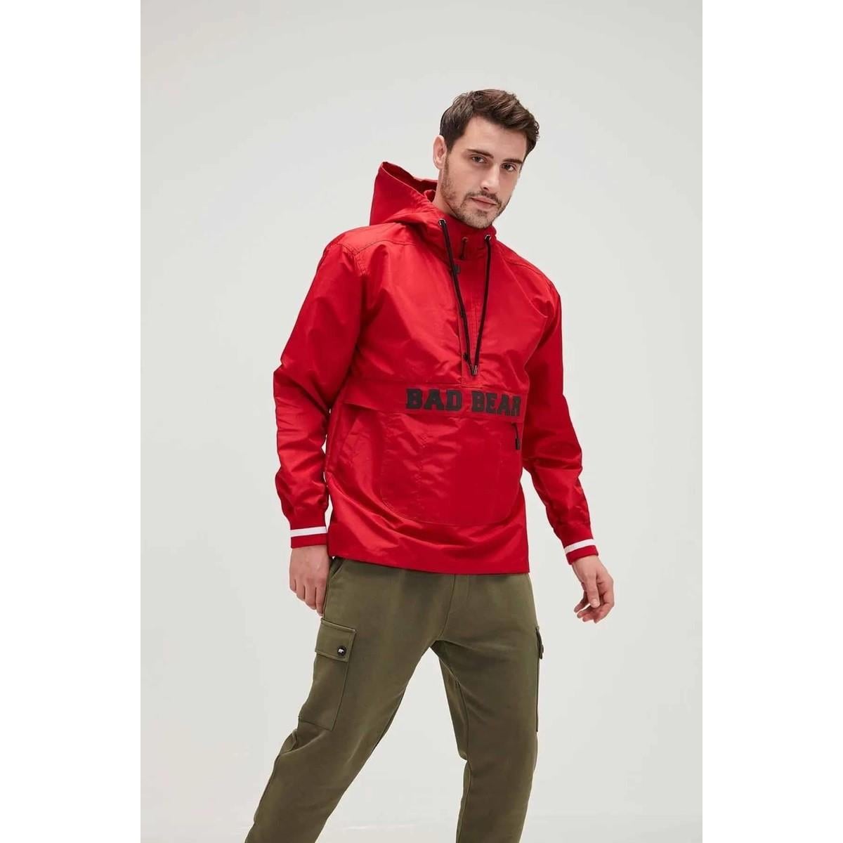 Bad Bear HURRICANE WINDBREAKER  Kırmızı Erkek Yağmurluk