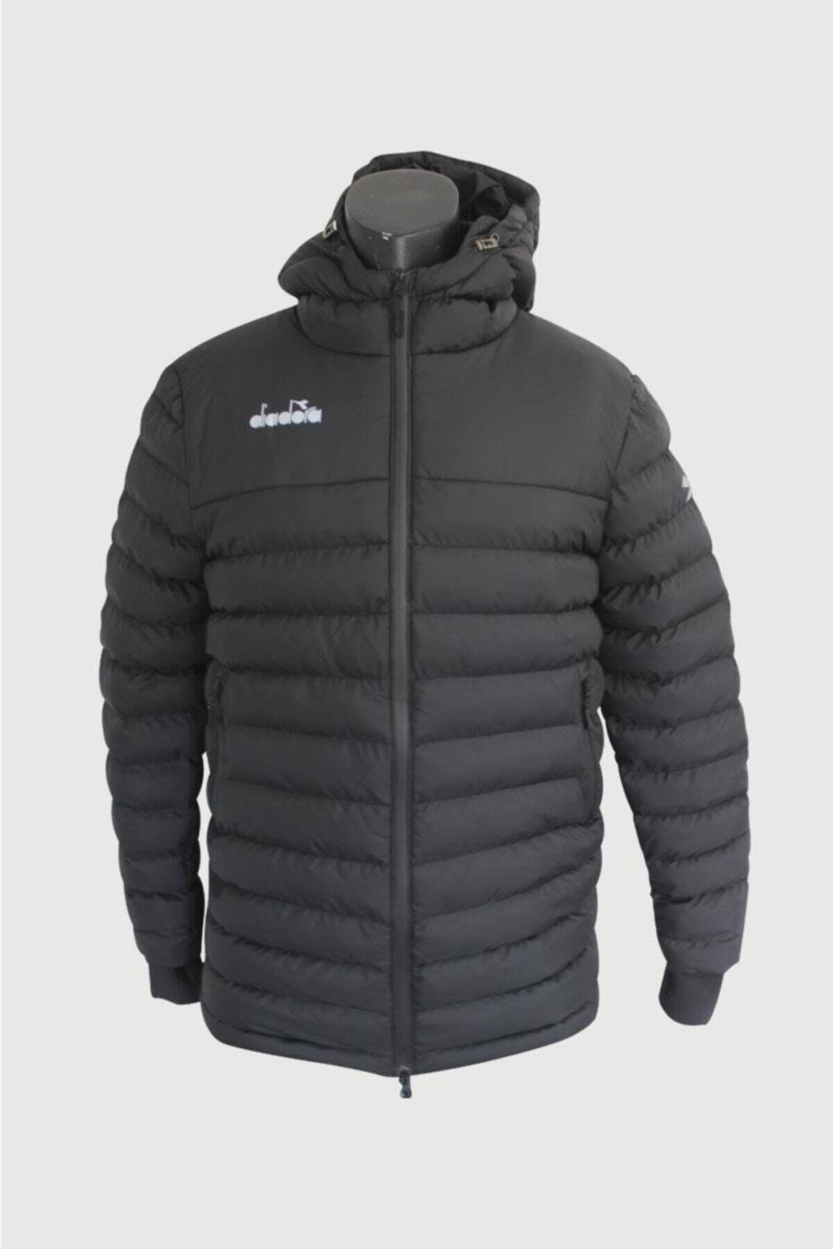 Diadora Motto Anorak Uzun Mont Siyah