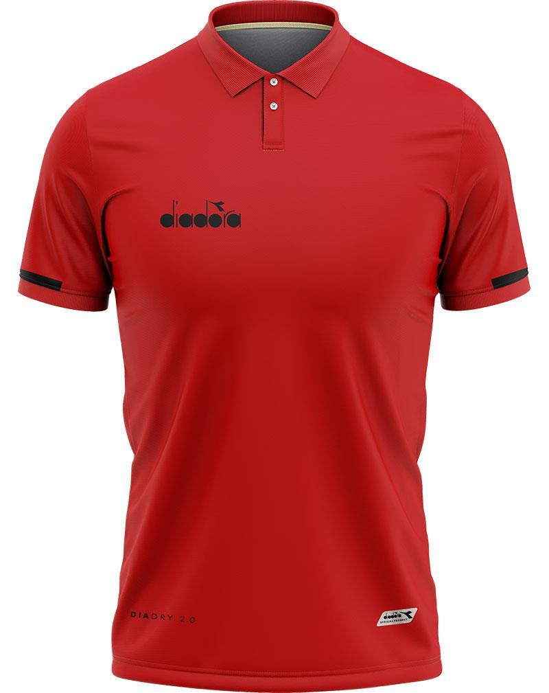 Diadora Venüs  Pamuklu Kamp T-Shirt Kırmızı