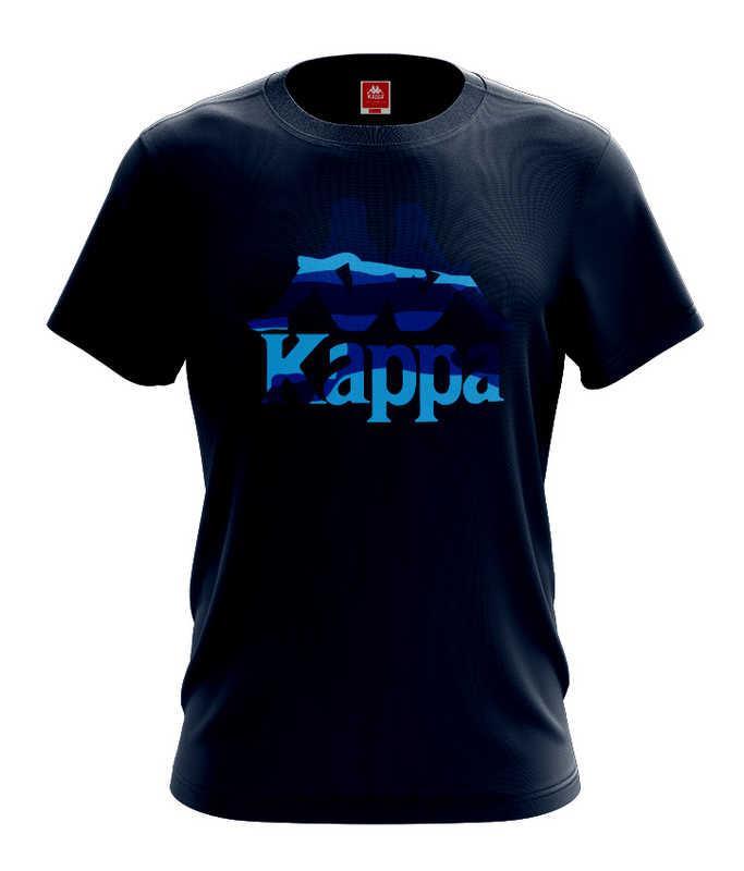 Erkek Baskılı T-Shirt ZELKAL LACİVERT