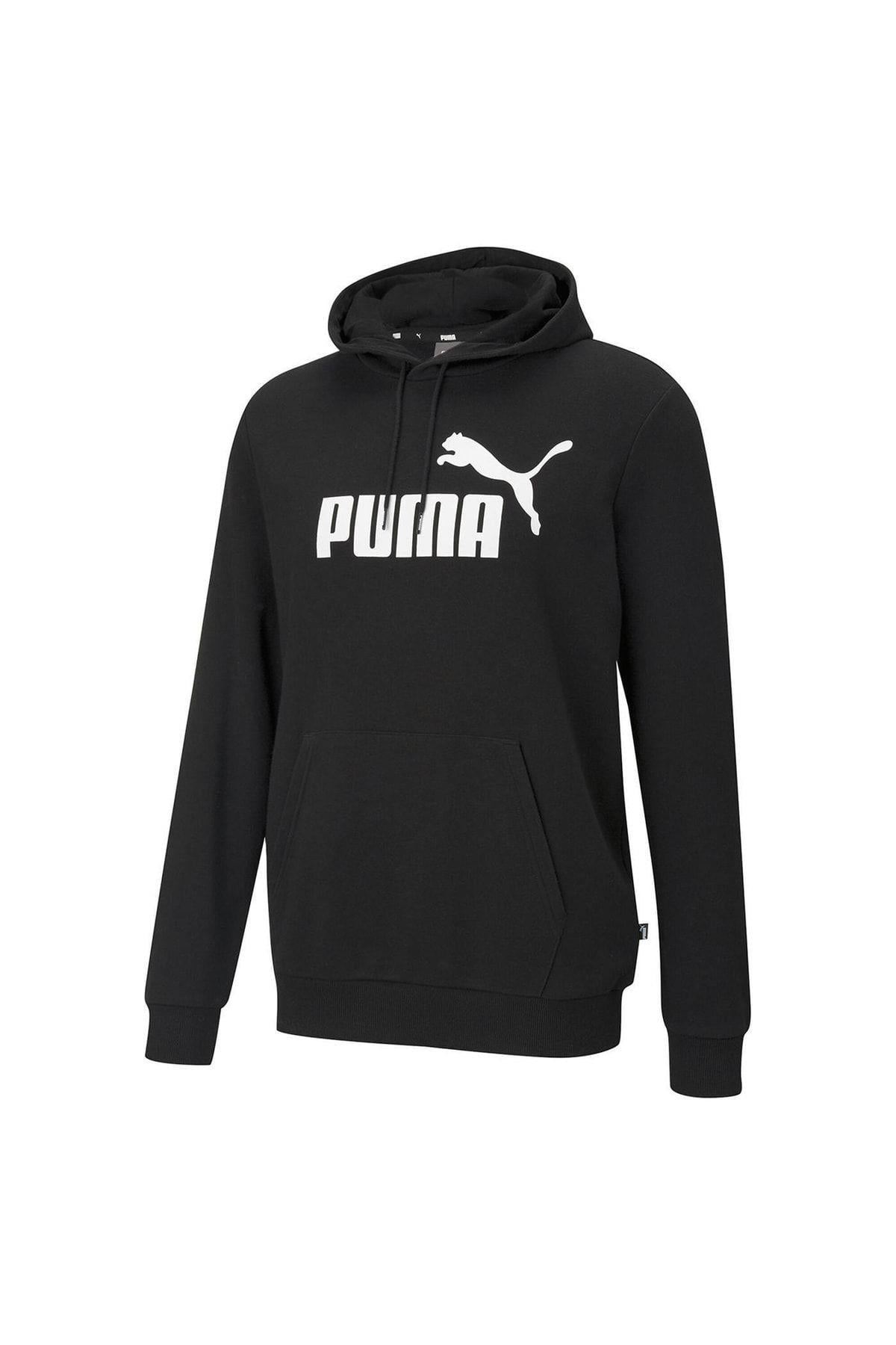 Ess Big Logo Hoodie Tr Erkek Günlük Sweatshirts 58668801 Siyah