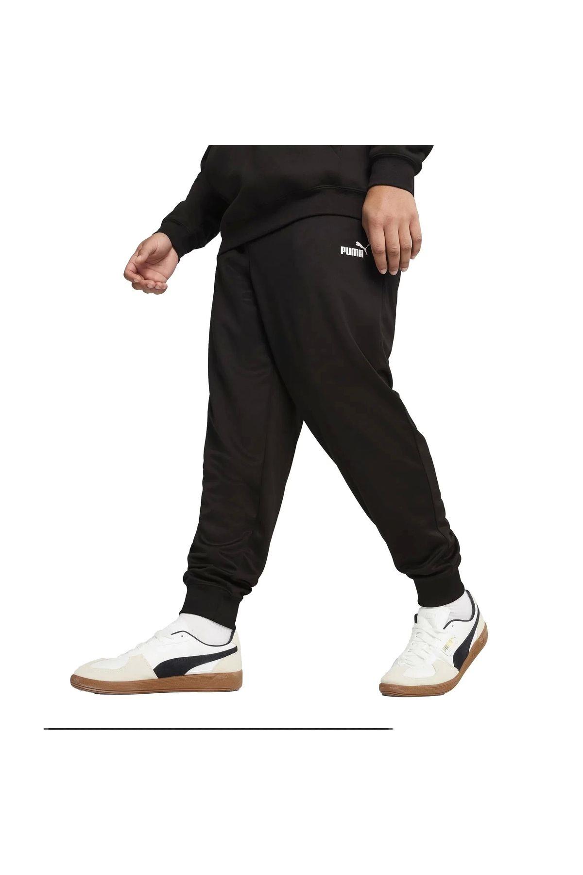 Essential No.1 Logo Erkek Siyah Günlük Stil Eşofman Altı 68264801