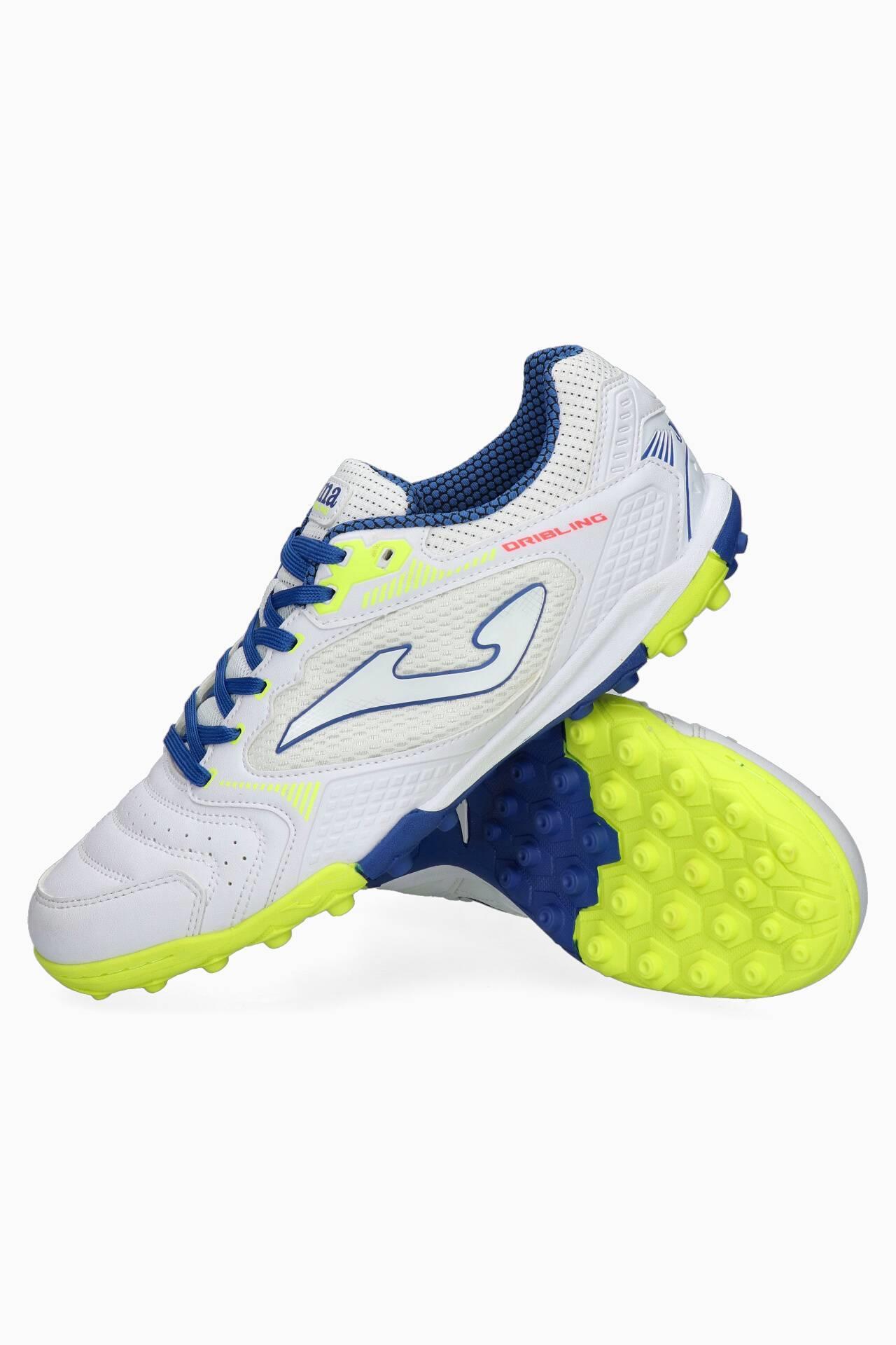 Joma  DRIBLING 2116 WHITE ROYAL TURF Halı Saha Ayakkabısı