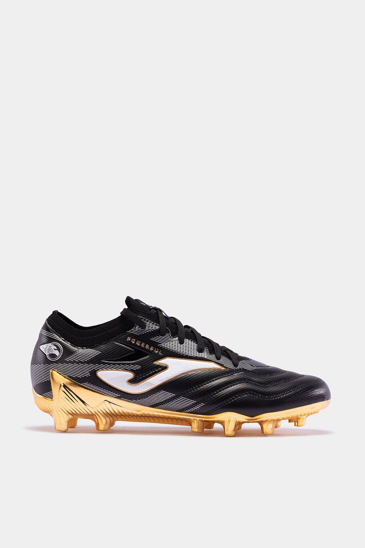 Joma POWERFUL CUP 2401 BLACK GOLD FIRM GROUND Krampon 