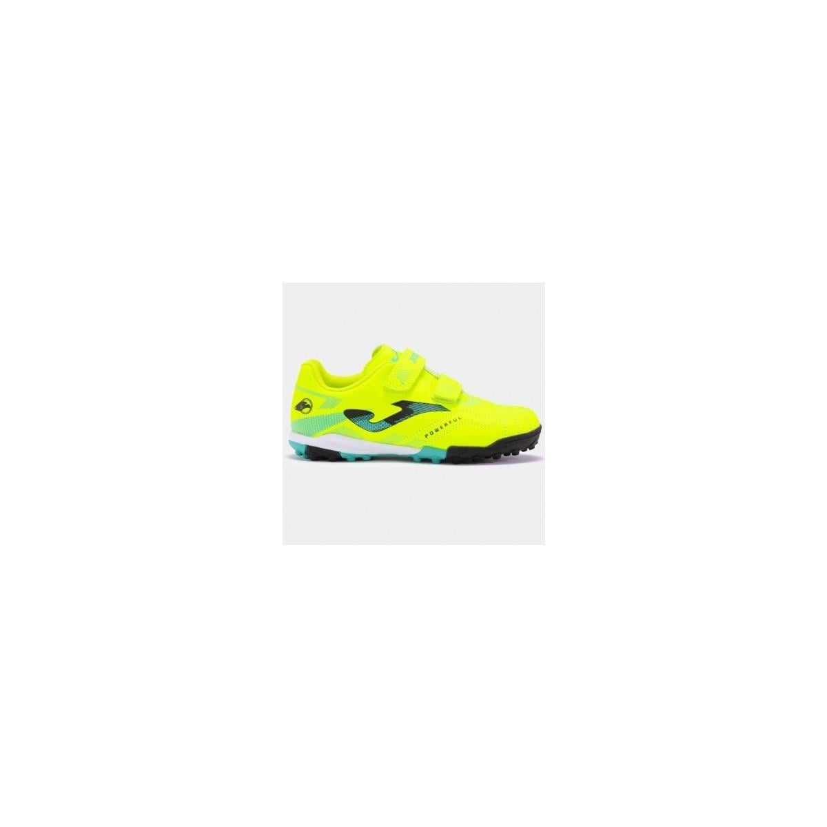 Joma POWERFUL JR 2411 LEMON FLUOR TURF Çocuk Halı Saha Ayakkabı