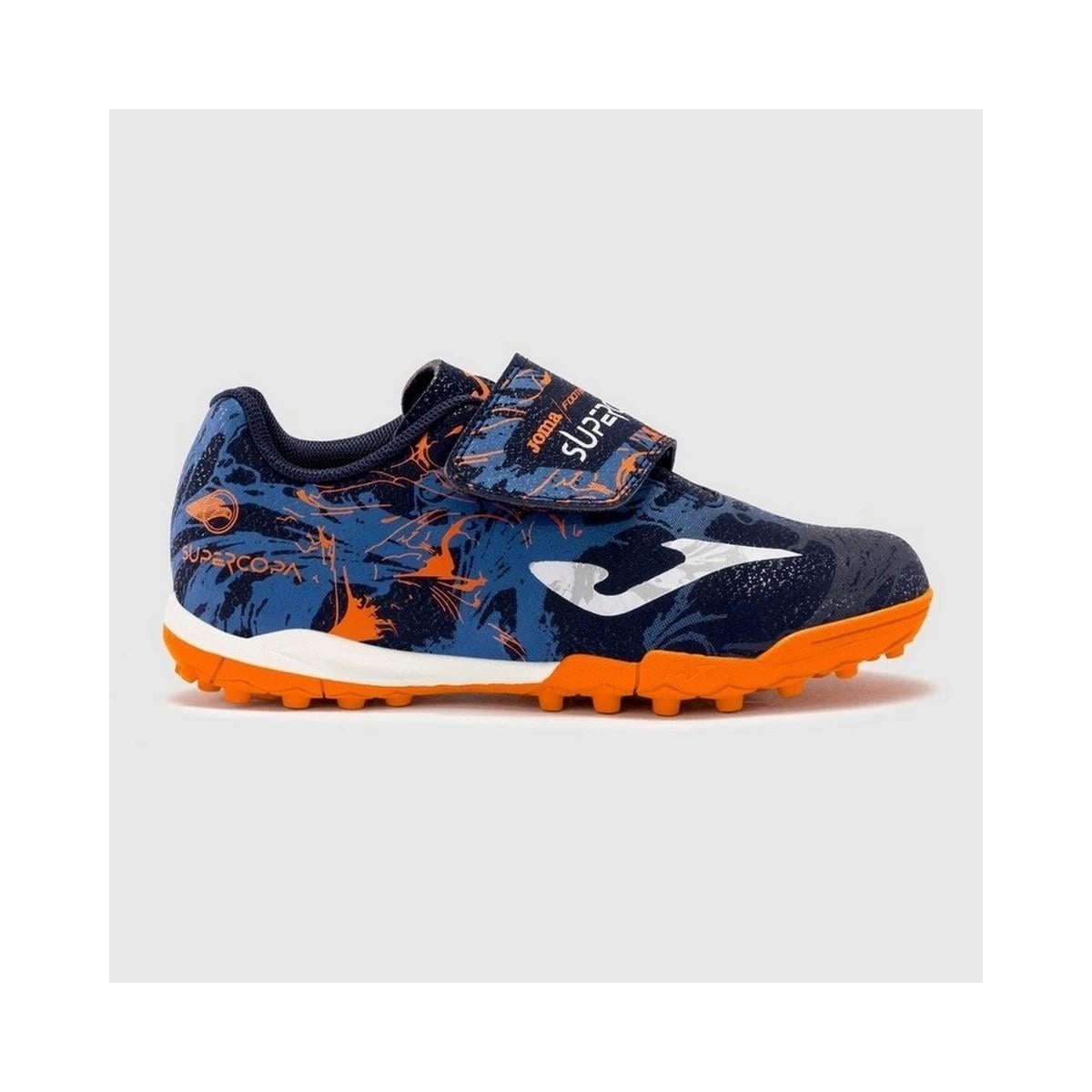 Joma SUPER COPA JR 2403 NAVY TURF Çocuk Halı Saha Ayakkabı