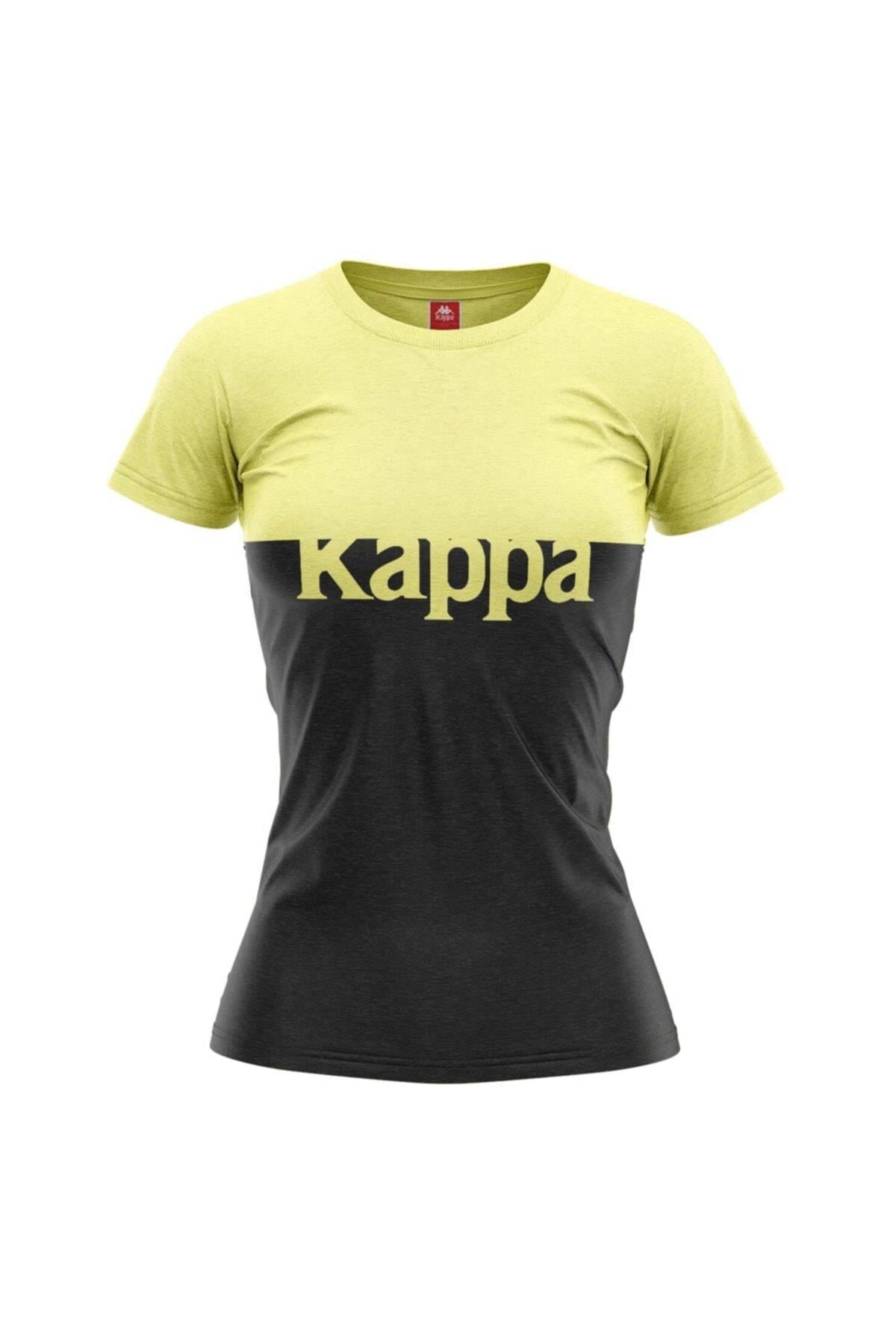 Kadın Baskılı T-shirt Batız Açık Sarı