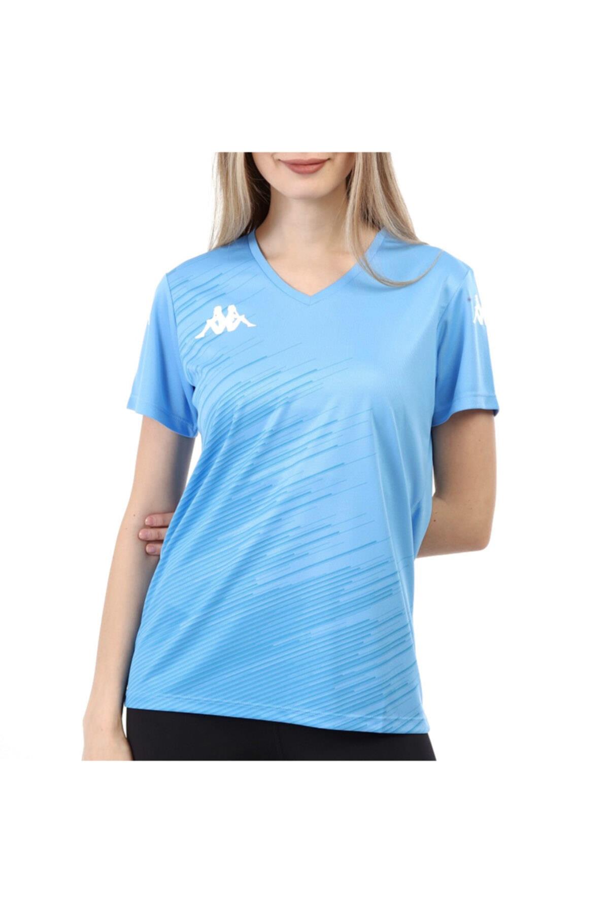 Kappa Kadın Poly T-shirt Abuw Mavi