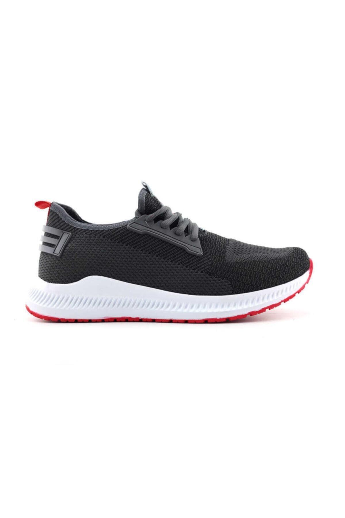 Slazenger Giza Erkek Spor Ayakkabı-füme Kırmızı