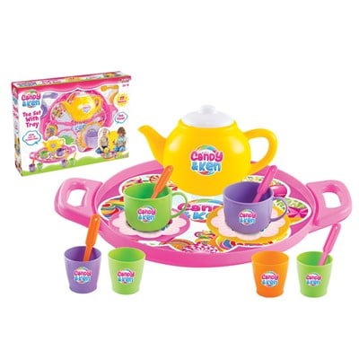 Candy & Ken Tepsili Çay Set / 3 yaş