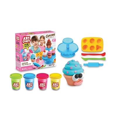 Art Craft Kapkek - Cupcake Hamur Set / 3 yaş