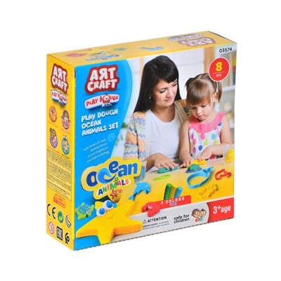 Okyanus Hayvanları Seti Oyun Hamuru 150 gr / 3 yaş