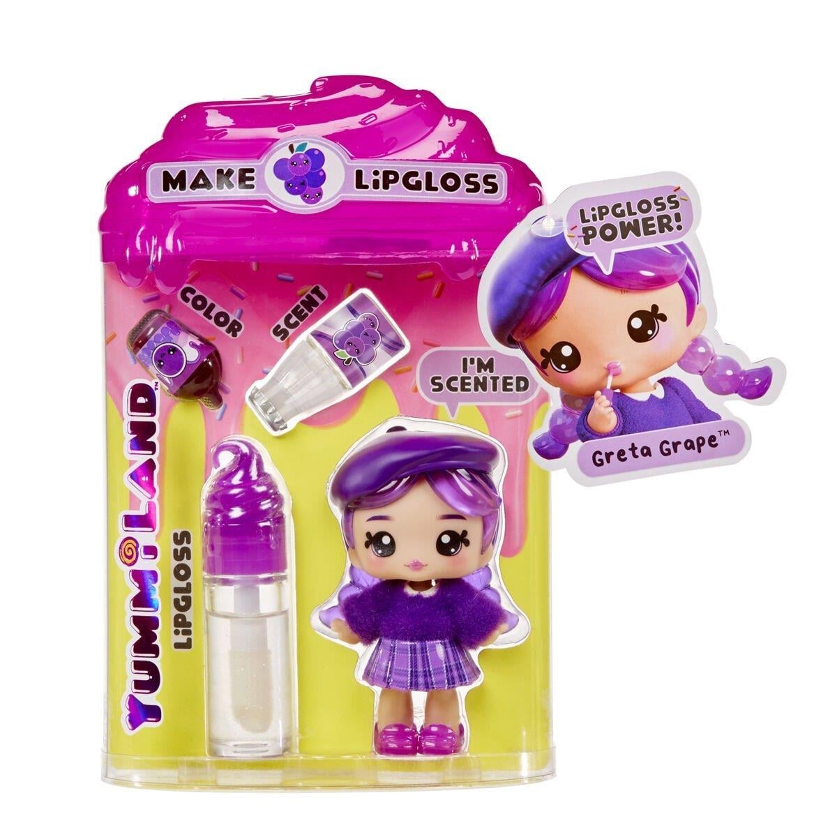 120773 Yummiland Greta Grape Bebeği ve Dudak Parlatıcısı