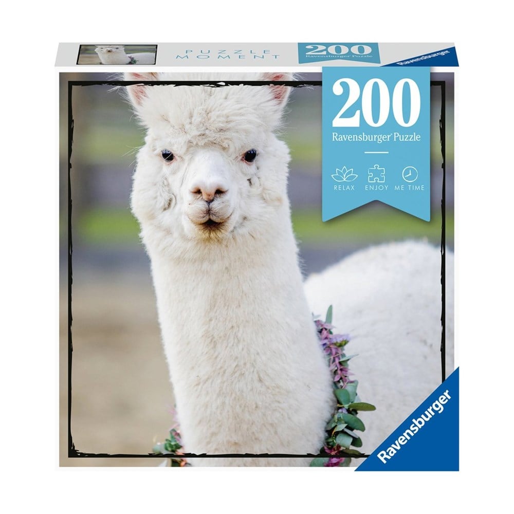 Ravensburger, Alpaka Lama - 200 Parça Puzzle