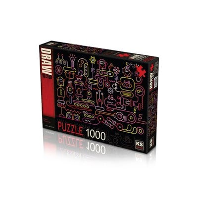Robot Workshop 1000 parça Puzzle