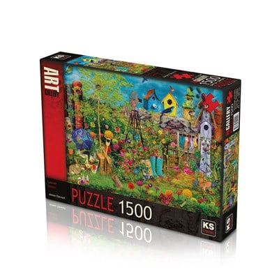 KS Summer Garden - Aimee Stewart 1500 parça Art Gallery Puzzle