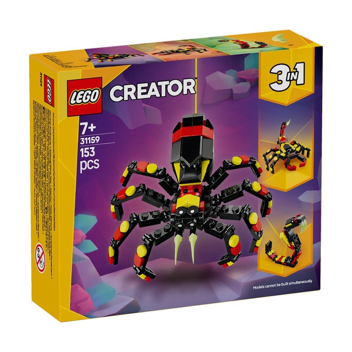 31159 Lego Creator 3in1 - Şaşırtıcı Örümcek 153 parça +7 yaş