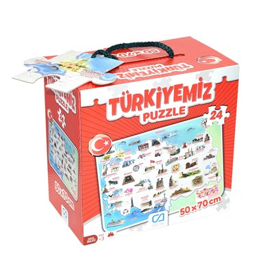 CA Games, Türkiyemiz / 24 parça Puzzle / 3 yaş