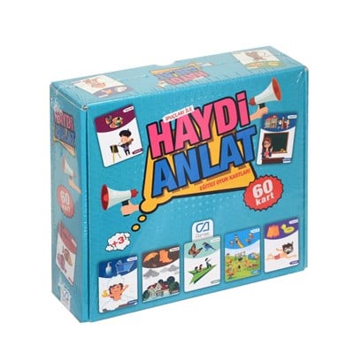 CA Games, Haydi Anlat - Eğitici Oyun Kartları / 3 yaş