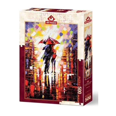 Art Puzzle, Şemsiye Altındaki Aşk 500 Parça Puzzle
