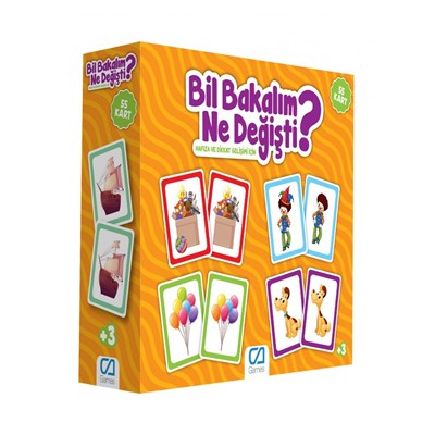 CA Games, Bil Bakalım Ne Değişti? / 3 yaş