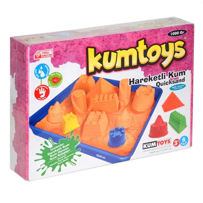 Kumtoys, Hareketli Kum Seti 1000 gr / 3 yaş