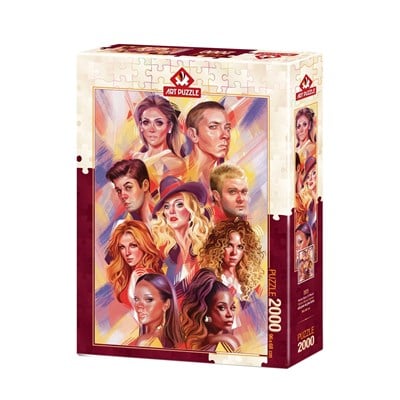 Art Puzzle Dünya Müzik Starları 2000 parça Puzzle / 15 yaş