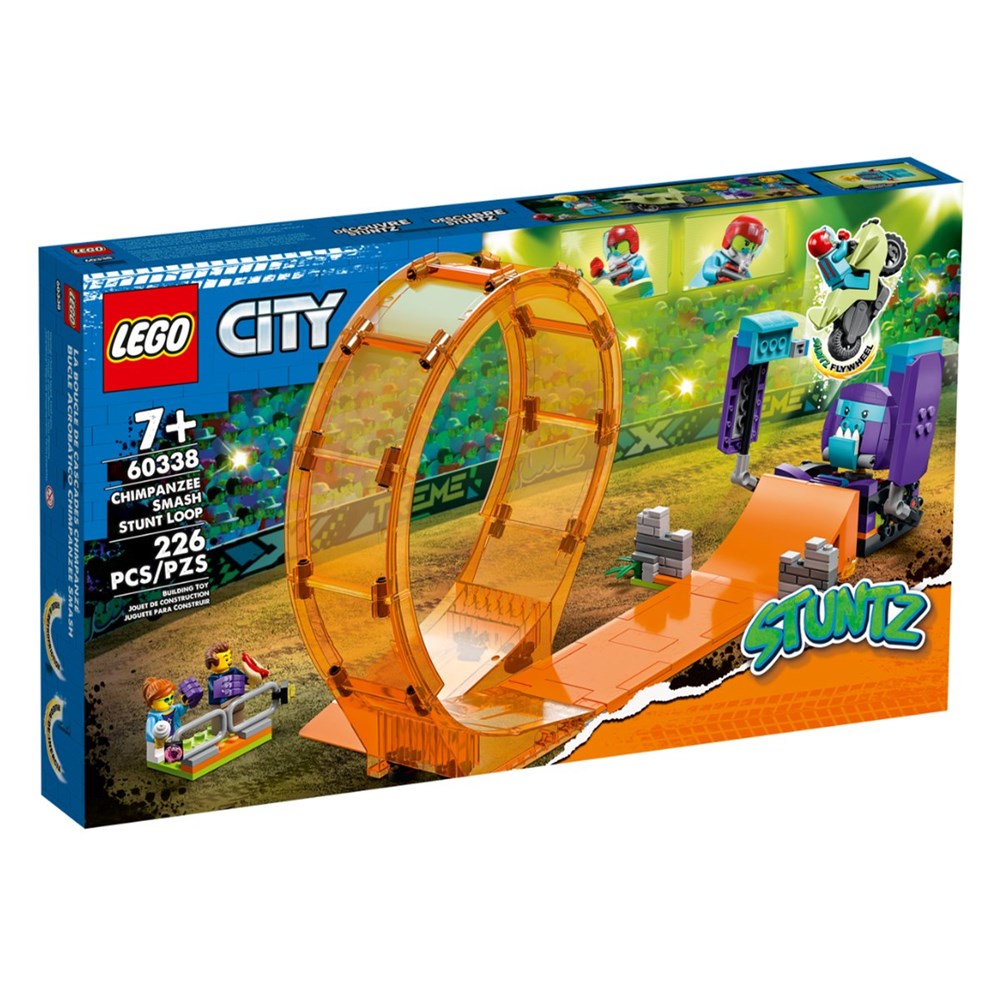 Lego City - Şempanze Yumruğu Gösteri Çemberi, 226 parça, +7 yaş