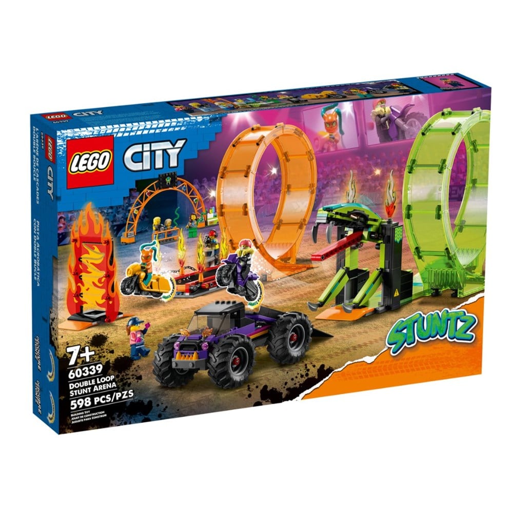 Lego City - Çift Çemberli Gösteri Arenası, 598 parça, +7 yaş