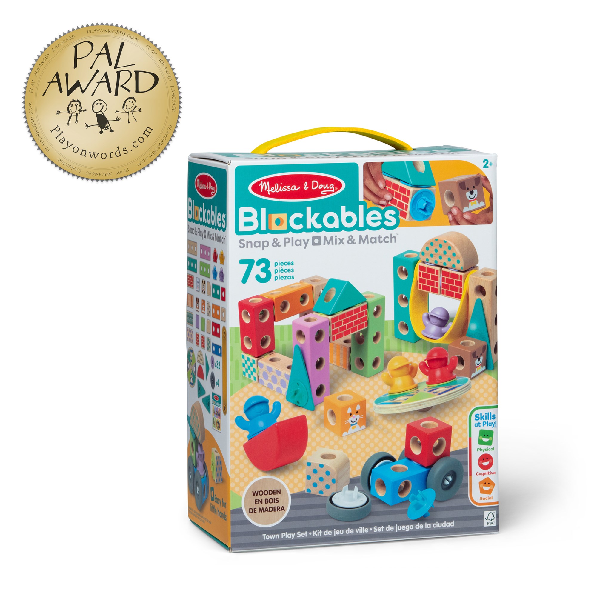 Blockables - Kasaba Oyun Seti -  73 parça