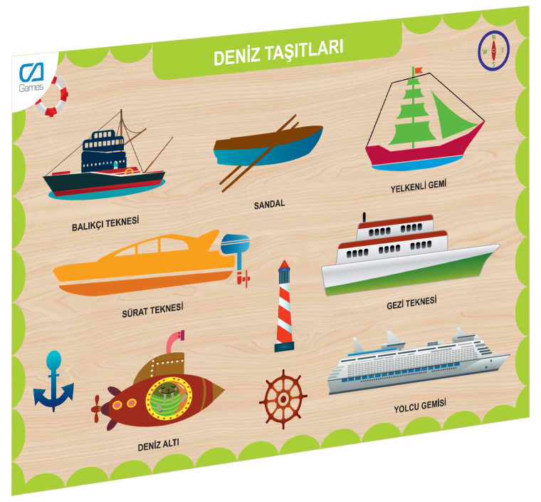 CAAHS-3201 CAMES AHŞAP DENİZ TAŞITLARI BUL-TAK