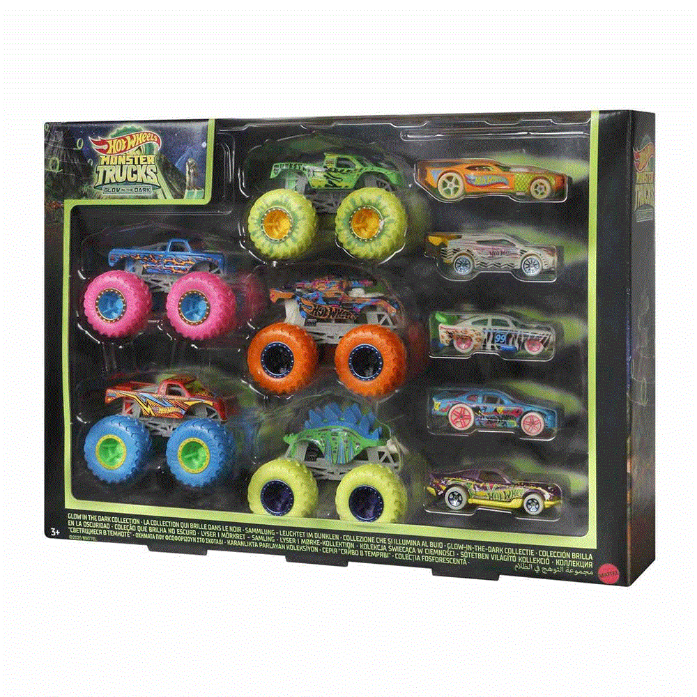 Monster Trucks Karanlıkta Parlayan Araçlar, Hot Wheels Monster Trucks 