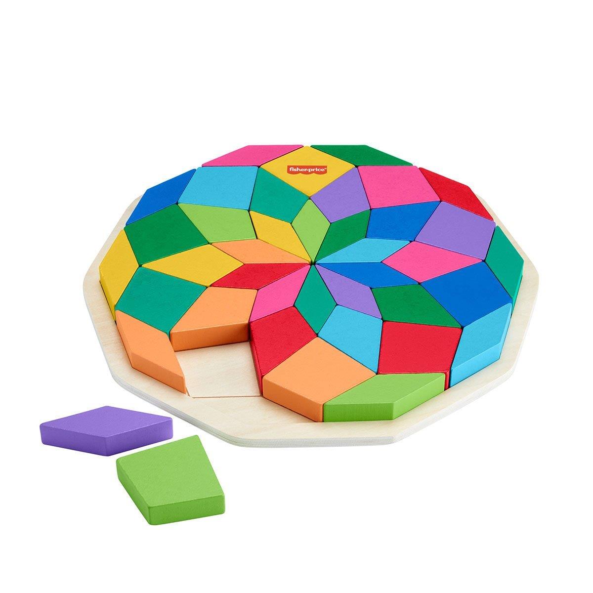 HXT94 Fisher-Price Ahşap Mandala Yapboz