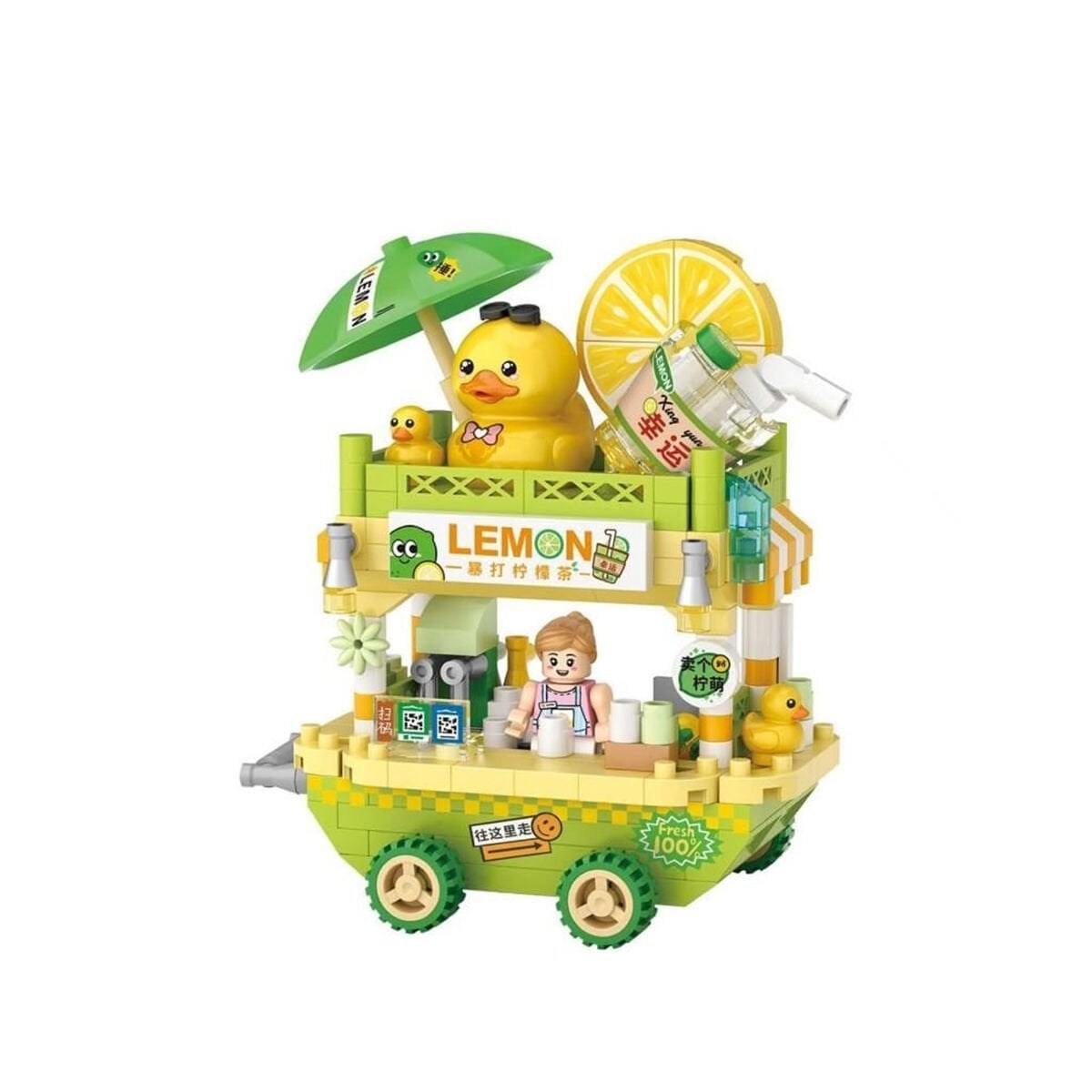 LZ-8856 LOZ LİMON ARABASI 310 PARÇA BLOCK OYUNCAK