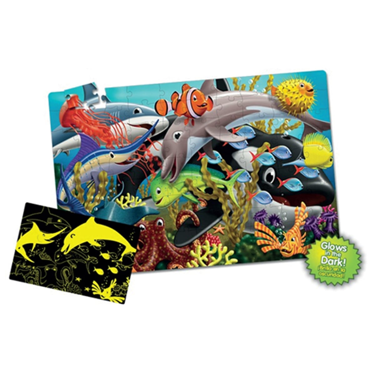 Fosforlu Yer Puzzle 100 Parça - Okyanus