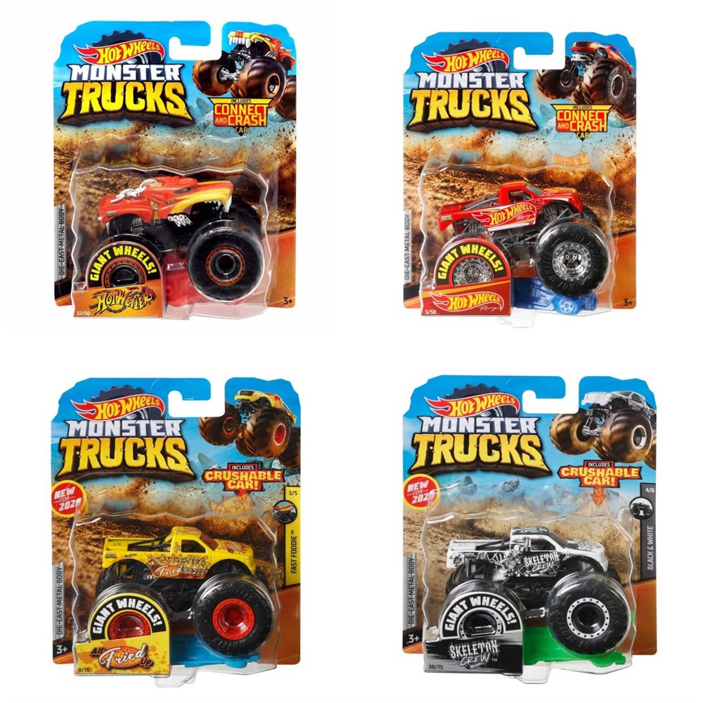 Hot Wheels, Monster Trucks 1:64 Arabalar