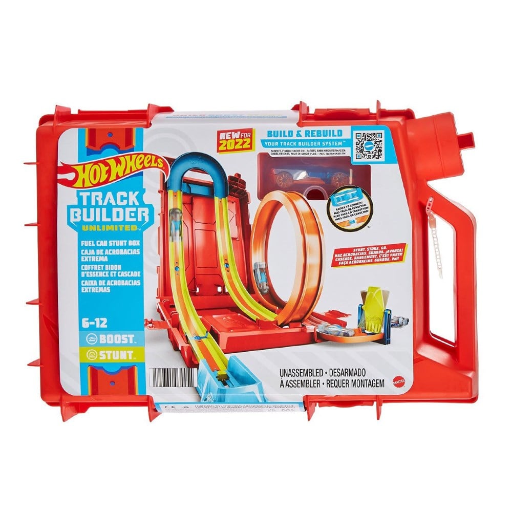 Track Builder Benzin Bidonu Akrobasi Seti, Hot Wheels Track Builder