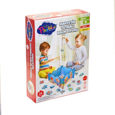 Onyıl, Ahşap, Manyetik Tutmalı Balık Oyunu