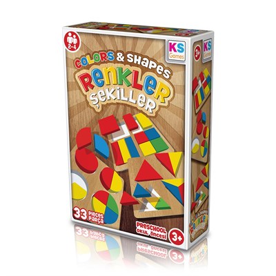 KS, Renkler - Şekiller - Colors & Shapes / 3 yaş