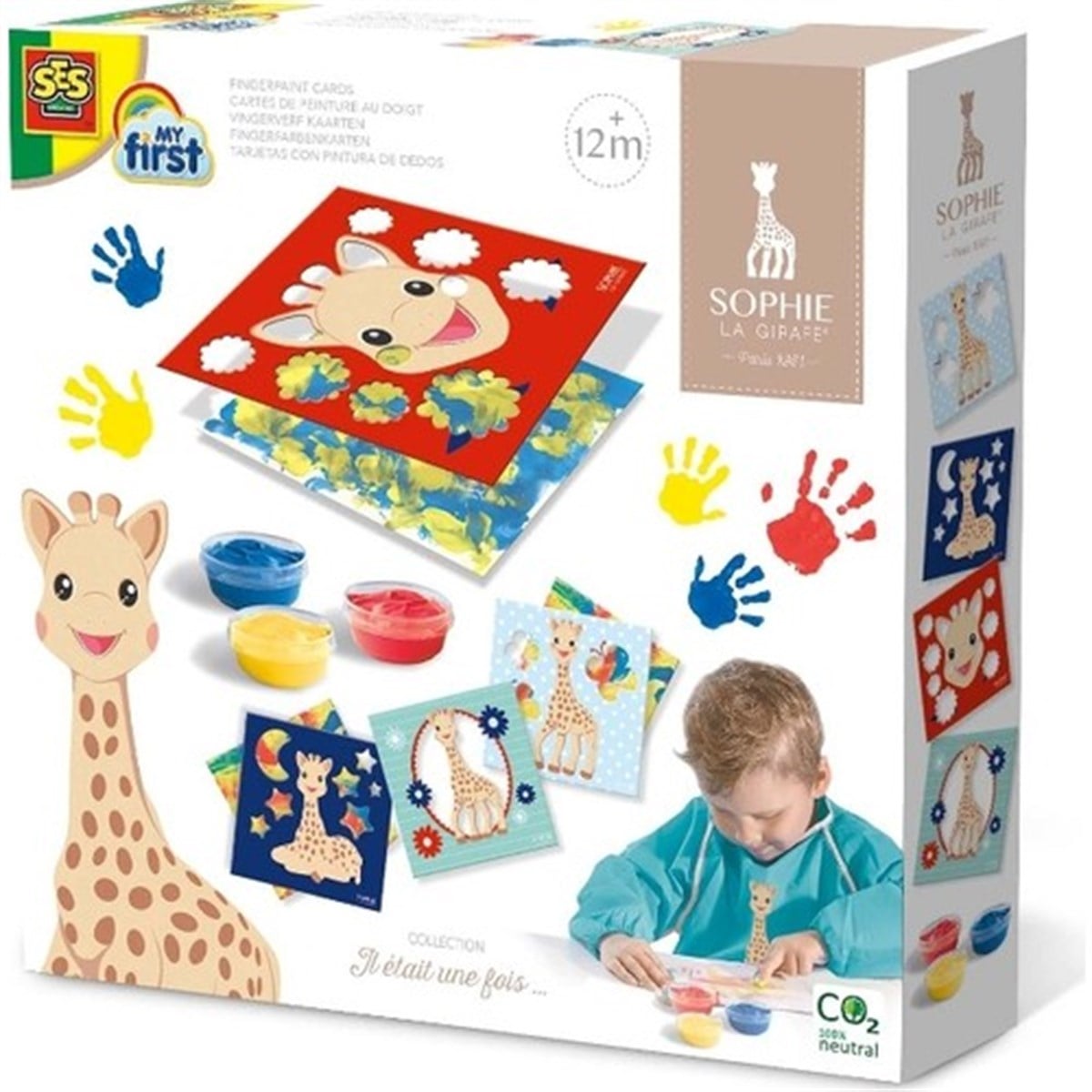 Sophie la girafe - Parmak Boyası Kartları
